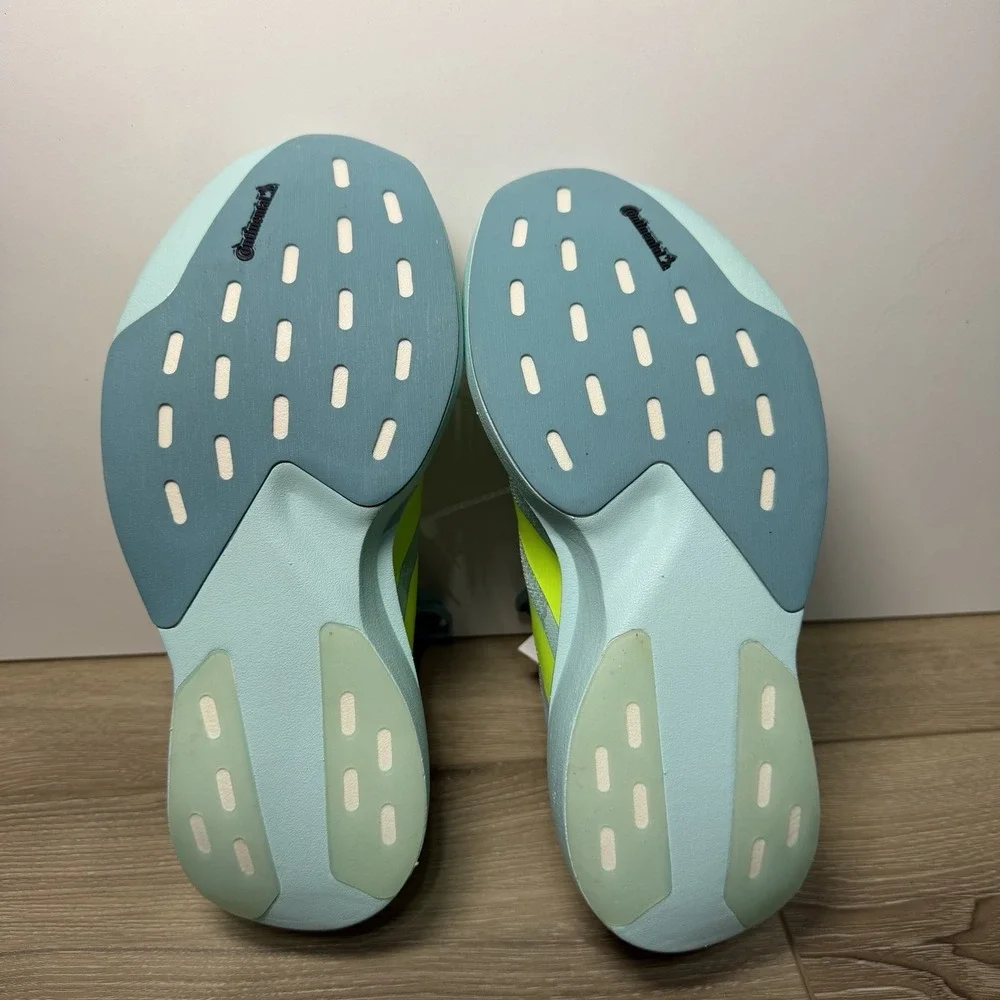 Adidas ADIZERO EVO SL Flash Aqua Lucid Lemon (JS4506) Women 6.5